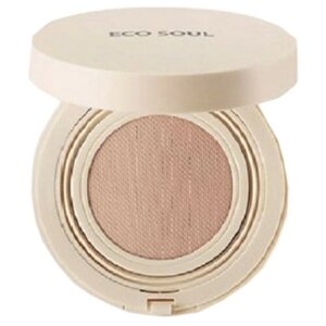 The Saem Тональный крем Eco Soul Bounce Cream Foundation, SPF 50, 13 мл/15 г, оттенок: 21 light beige