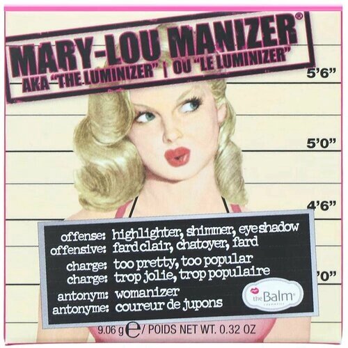 THEBALM Хайлайтер Mary Lou Manizer4.9