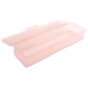 TNL Professional Пластиковый контейнер прямоугольный прозрачно-розовый