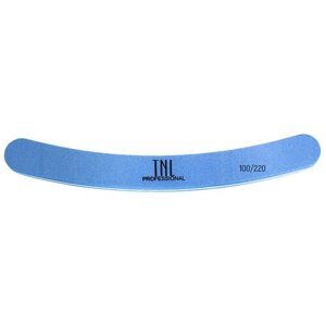 TNL Professional Шлифовщик бумеранг, 100/220 грит (в индивидуальной упаковке), голубой