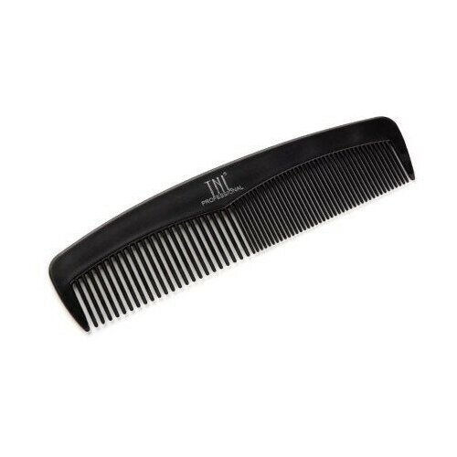 Tnl, расчёска для стрижек комбинированная (125 мм, черная)