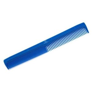 Tnl, расчёска для стрижек комбинированная зауженная (175 мм, синяя)