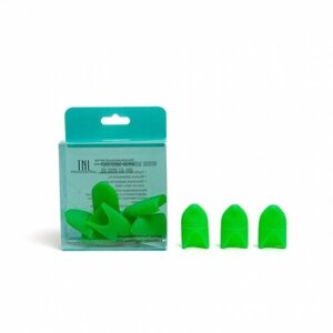 TNL силиконовые колпачки для снятия гель-лака 10 ШТ зелёные