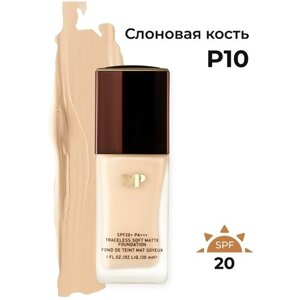 Тональный крем для лица Moda Pop, P10 Слоновая кость, бледно розовый (светлый оттенок с холодным подтоном)