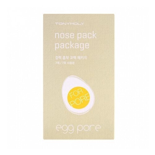 TONY MOLY Egg Pore Nose Pack очищающие полоски для носа, 2 г