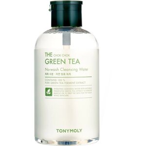 TONYMOLY THE CHOK CHOK GREEN TEA No-wash Cleansing Water Мицеллярная вода для снятия макияжа с экстр