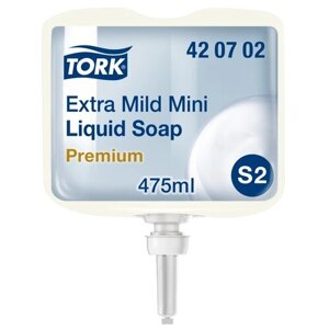 TORK Мыло жидкое Premium S2 Мини ультрамягкое, 475 мл, 523 г