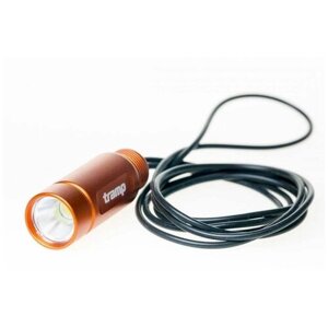 Tramp фонарь-брелок на силиконовом шнуре (оранжевый)