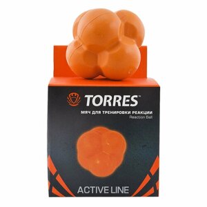 Тренажер универсальный TORRES Reaction ball оранжевый