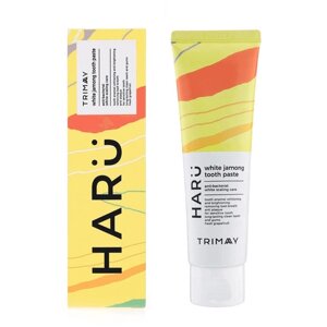 Trimay HARU White Jamong Toothpaste 120ml/ Отбеливающая зубная паста с растительными экстрактами