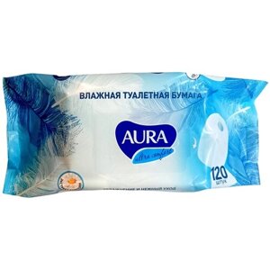 Туалетная бумага Aura Comfort 120 шт. 120 лист., белый