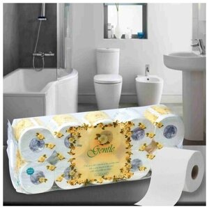 Туалетная бумага Gotaiyo с ароматом Европы трехслойная 10 рулонов