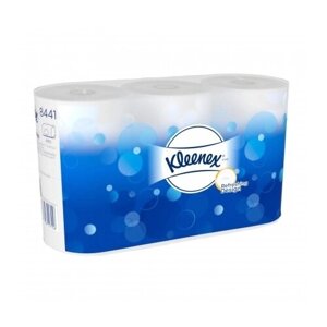 Туалетная бумага Kleenex (Клинекс) 8441 / двухслойная, 1 упаковка (6 рулонов)