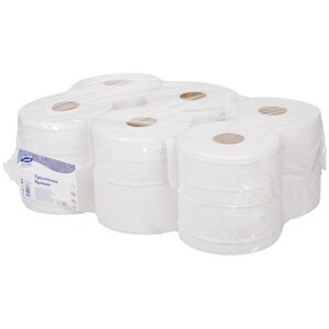 Туалетная бумага Luscan Professional белая двухслойная 170 м 12 рул.