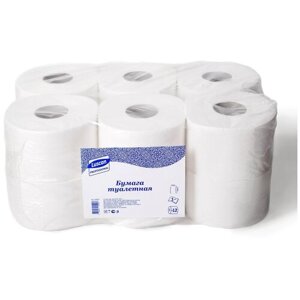 Туалетная бумага Luscan Professional однослойная с перфорацией 200 м 12 рул.