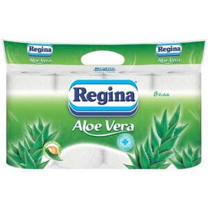 Туалетная бумага Regina Aloe Vera трёхслойная 8 рул.