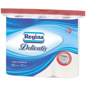 Туалетная бумага Regina Delicatis четырёхслойная 9 рул.