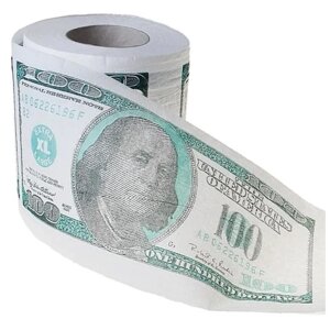Туалетная бумага Русма 100 долларов 287916