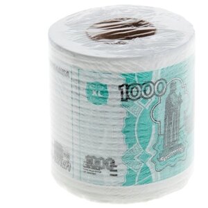 Туалетная бумага Русма 1000 рублей двухслойная