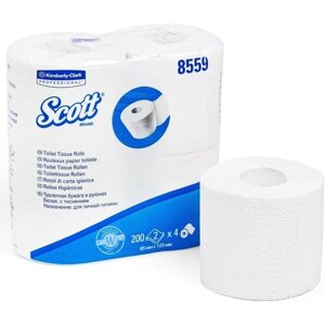 Туалетная бумага Scott 8559 Performance / двухслойная , 1 упаковка ( 4 рулона )