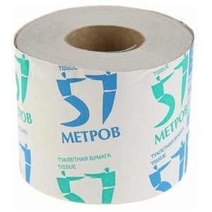 Туалетная бумага «Снежок 57 метров», со втулкой, 1 слой (24 шт)