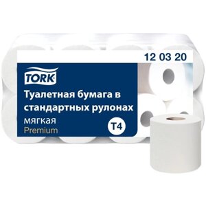 Туалетная бумага TORK Premium 120320 8 рул. 184 лист., белый, без запаха