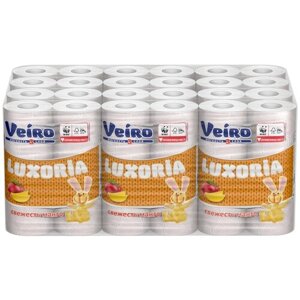 Туалетная бумага Veiro Luxoria Свежесть манго, 12 уп. 6 рул.
