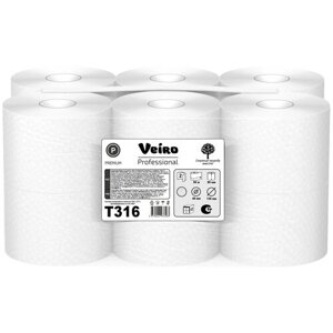 Туалетная бумага Veiro Professional Premium Т316 двухслойная 12 рул.
