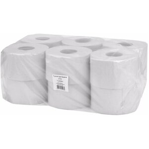Туалетная бумага VITA Джамбо рулон серая 180 метров 1 слой