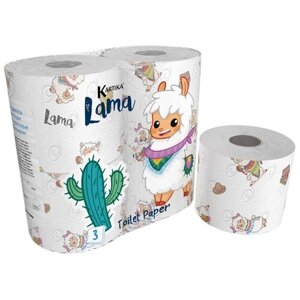 Туалетная бумага World Cart Kartika Collection Lama трехслойная 4 рул. 800 лист.