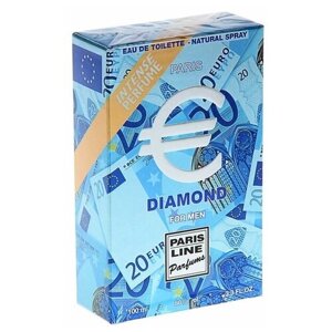 Туалетная вода Euro Diamond Intense Perfume, мужская, 100 мл