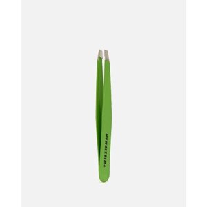 TWEEZERMAN Пинцет для бровей скошенный, Slant Tweezer Green Apple