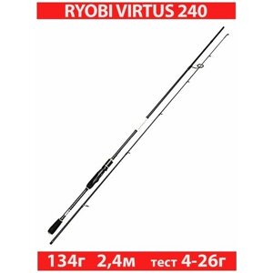 Удилище спиннинговое штекерное RYOBI VIRTUS 2,40m 4-26g IM7