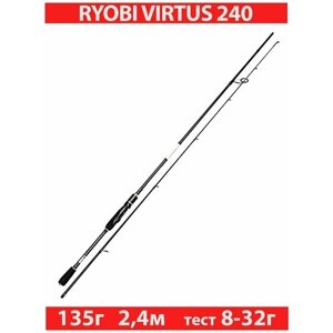 Удилище спиннинговое штекерное RYOBI VIRTUS 2,40m 8-32g IM7