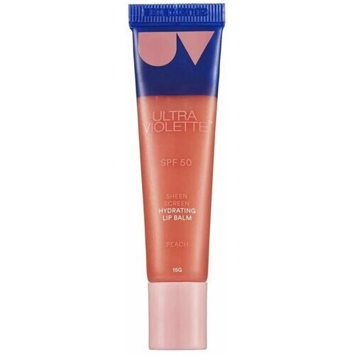ULTRA VIOLETTE Увлажняющий солнцезащитный бальзам для губ Sheen screen hydrating lip balm SPF50 PEACH 15g