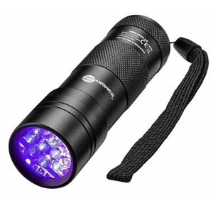 Ультрафиолетовый фонарик/ ультрафиолетовая лампа детектор/ фонарик для проверки с 12 LED-светодиодами ZDK U12