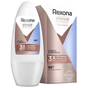 Unilever (Юнилевер) Антиперспирант-шариковый Rexona Clinical Protection Защита и Свежесть 50 мл