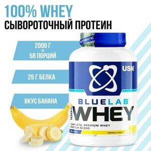 USN 100% WHEY premium protein протеин банан 2 кг