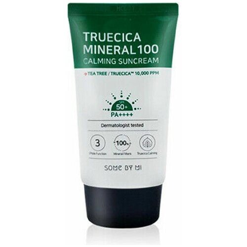Успокаивающий солнцезащитный крем Some By Mi "Truecica Mineral 100 Calming Sun Cream" SPF 50, 50 мл