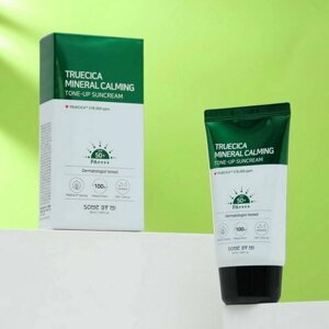 Успокаивающий солнцезащитный крем "Truecica Mineral 100 Calming Sun Cream" SPF 50, 50 мл