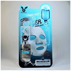 Увлажняющая тканевая маска для лица с гиалуроновой кислотой Elizavecca Aqua Deep Power 25мл