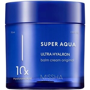 Увлажняющий крем-бальзам для лица, Missha, Super Aqua Ultra Hyalron Balcream, 70 мл