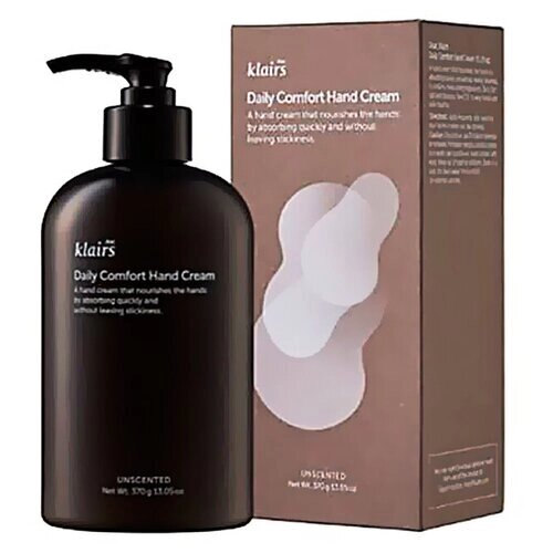 Увлажняющий крем для рук без запаха KLAIRS Daily Comfort Hand Cream, 370 гр