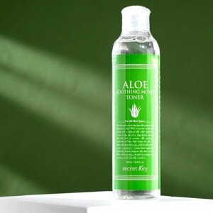 Увлажняющий тоник для лица с 98% экстрактом алоэ вера Aloe Soothing Moist Toner, 248 мл