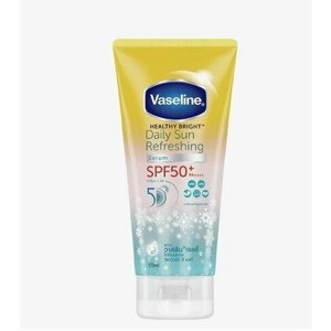 Vaseline Дневная тайская освежающая сыворотка с ментолом SPF 50 после загара Солнцезащитный крем для лица и тела 70 мл