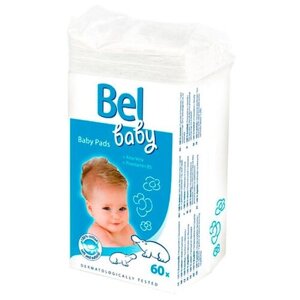 Ватные подушечки Hartmann Bel Baby, 60 шт., пакет