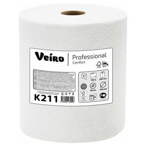 VEIRO PROF полотенца для рук, Comfort 150м. 1слой, белый. 6 шт. в упаковке