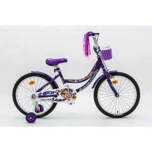 Велосипед 20 zigzag FORIS фиолетовый 2024
