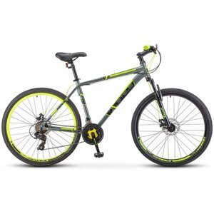 Велосипед 27,5" Stels Navigator-700 MD, F020, цвет серый/желтый, размер рамы 21"
