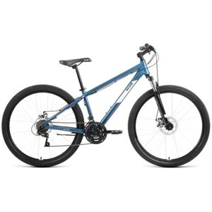 Велосипед ALTAIR AL 27,5 D (27,5" 21 ск. рост. 19"2022, темно-синий/серебристый, RBK22AL27237